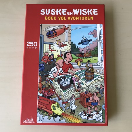 Suske en Wiske : puzzel 250 stukjes. Boek vol avonturen