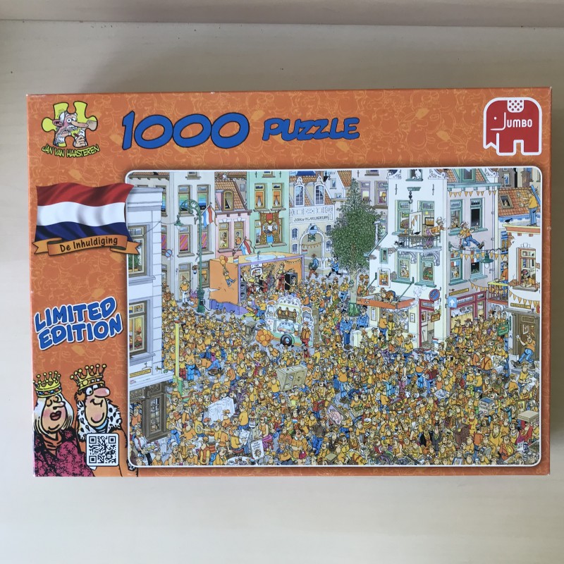 Jan van Haasteren : De inhuldiging. 1000 stukjes.