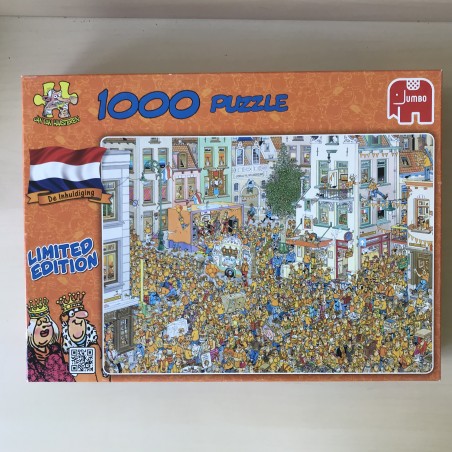 Jan van Haasteren : De inhuldiging. 1000 stukjes.