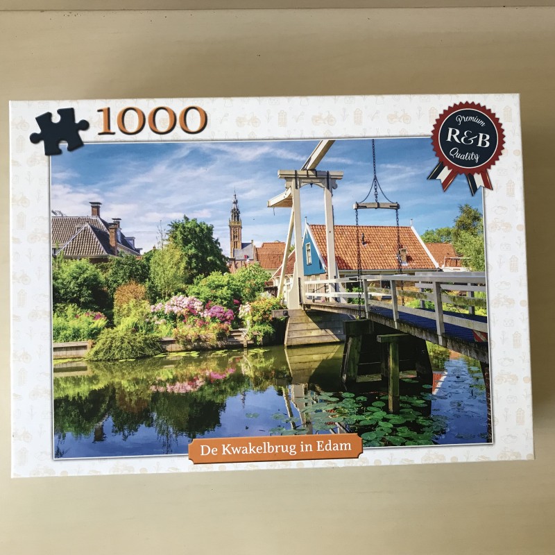 De Kwakenbrug Edam. 1000 stukjes