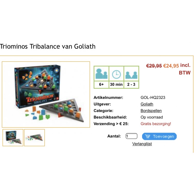 Triominos : Triominos Tribalance.