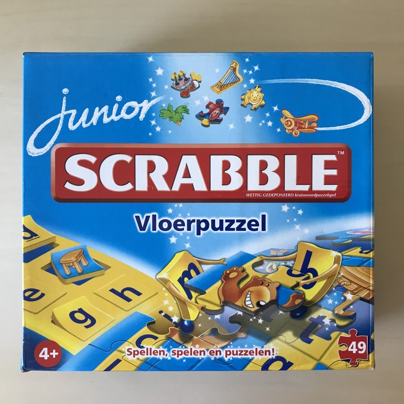 Vloerpuzzel : Junior scrabble puzzel 49 stukjes