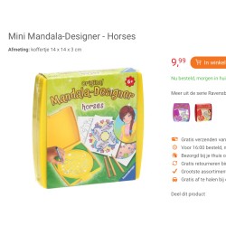 Mandala Designer  : Paarden. Nieuw