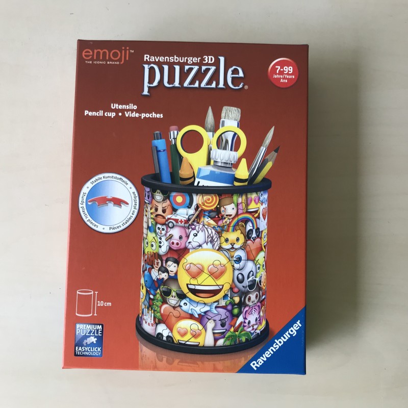 3D puzzel Pennenhouder. 54 stukjes