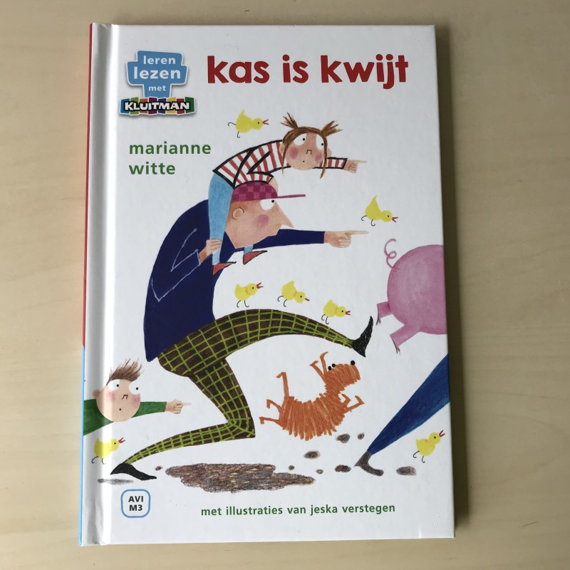 Leren lezen met Kluitman : Kas is kwijt.