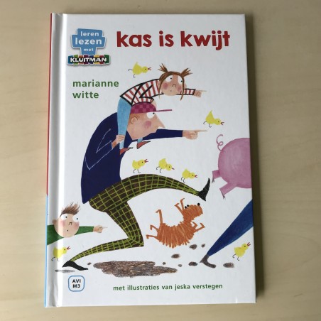 Leren lezen met Kluitman : Kas is kwijt.