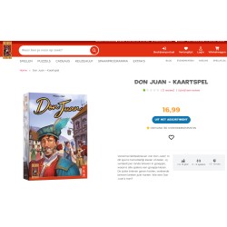 999 Games : Don Juan. Kaartspel.