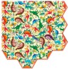 Dinosaurussen. Puzzel met 19 tegels. Nieuw