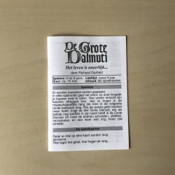 De grote Dalmuti. Ongebruikt.