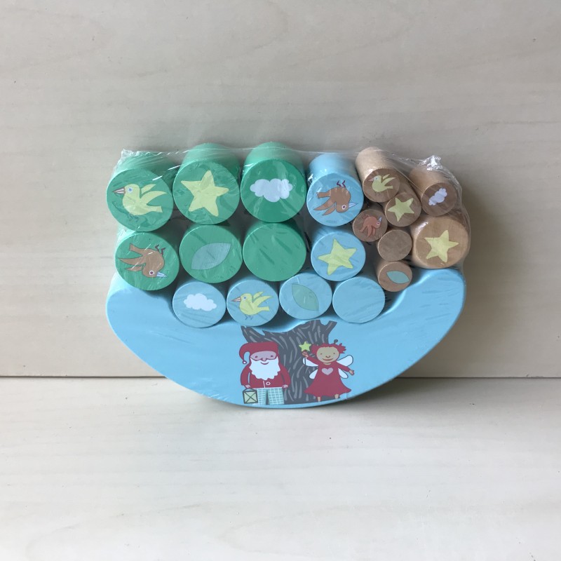 Balans spel / Evenwichtspel van hout. Nieuw.