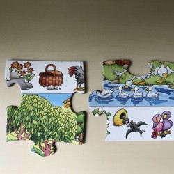 Discover puzzel. Zoek en vind. Boerderij. 35 stukken