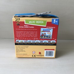 Wilde dieren : Puzzeltrein + boekje.