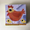 Djeco :  Kubuspuzzel, blokkenpuzzel dieren.