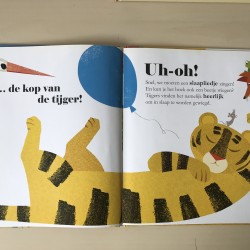 Ssst! De tijger slaapt.