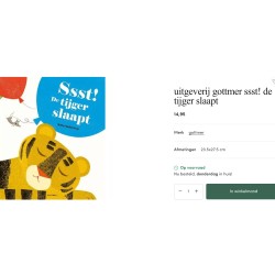 Ssst! De tijger slaapt.