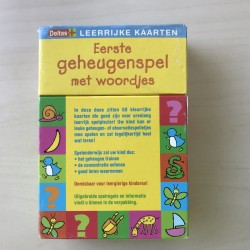 Eerste geheugenspel met woordjes