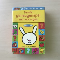Eerste geheugenspel met woordjes