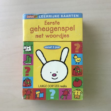 Eerste geheugenspel met woordjes