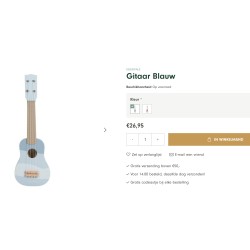 Kinder gitaar. Nieuw.