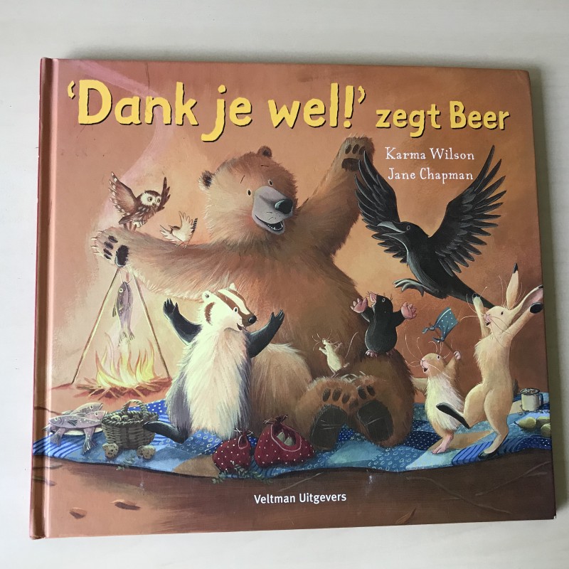 Dank je wel! zegt beer.