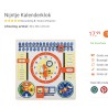 Nijntje houten kalenderklok.