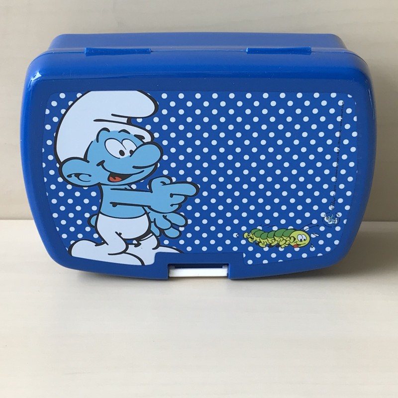 Smurfen : Nieuw. Broodtrommel, lunchtrommel. Smurf.