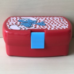 Smurfen : Nieuw. Broodtrommel, lunchtrommel, Smurf.