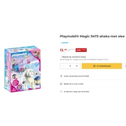 Playmobil 9473. Nieuw. Yeti met slee
