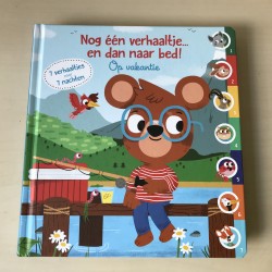 Nog één verhaaltje …en dan naar bed! Op vakantie