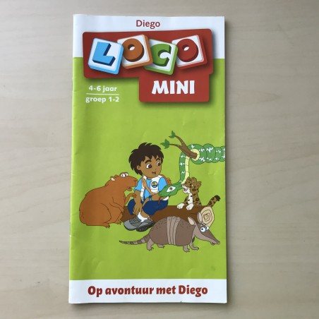 Mini Loco boekje : Op avontuur met Diego . Leeftijd 4-6 jaar.