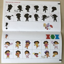 Mini Loco boekje : Samen spelen met Dora. Ontwikkelingsspelletjes. Leeftijd 4-6 jaar.
