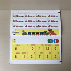 Mini Loco boekje: Sesamstraat Rekenspelletjes. Leeftijd 4 - 6 jaar