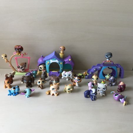 Littlest Petshop : Speelset met 30 beestjes.