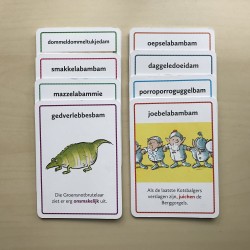 De Gorgels : Woordenschat kaartspel.