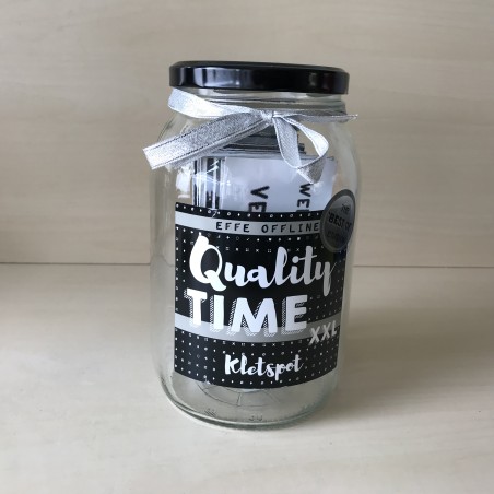 Kletspot : Quality Time XXL. Ouderwets gezellig kletsen.