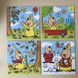 Bumba : 4 seizoenen 4 puzzels. 4, 6, 9 en 16 stukken