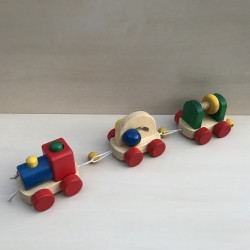 Plan Toys : Houten trein.