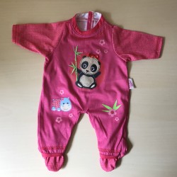 Poppen :  Roze boxpak.