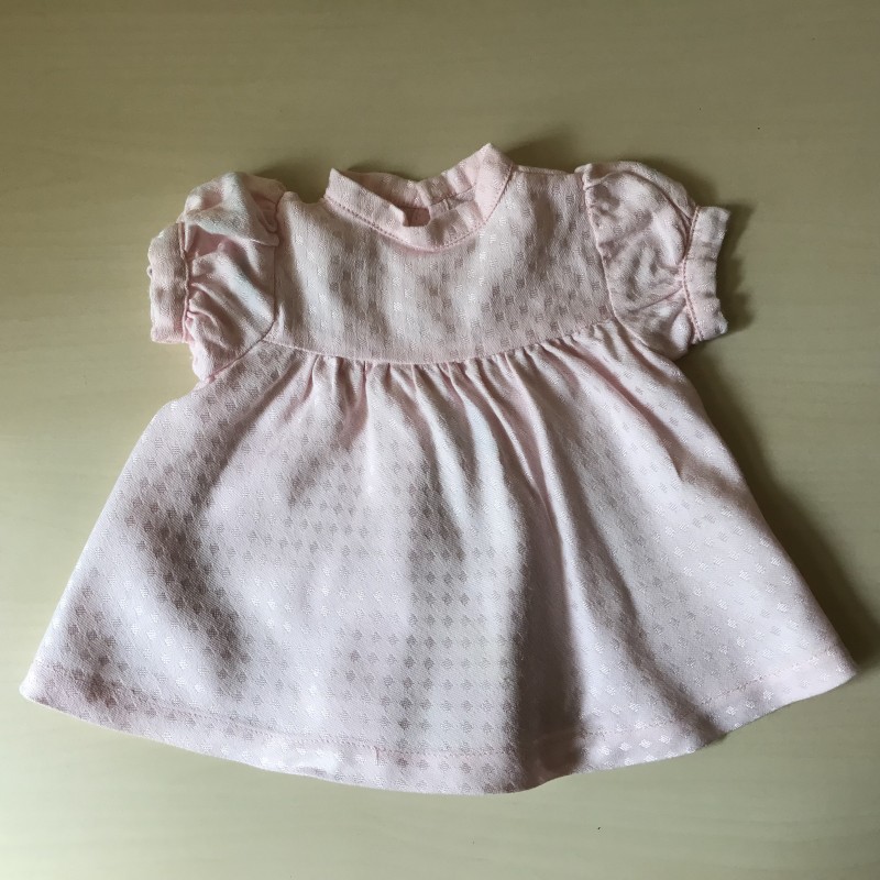 Poppen : Roze jurkje.