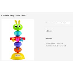 Lamaze : kinderstoelspeeltje. Buigzame kever.