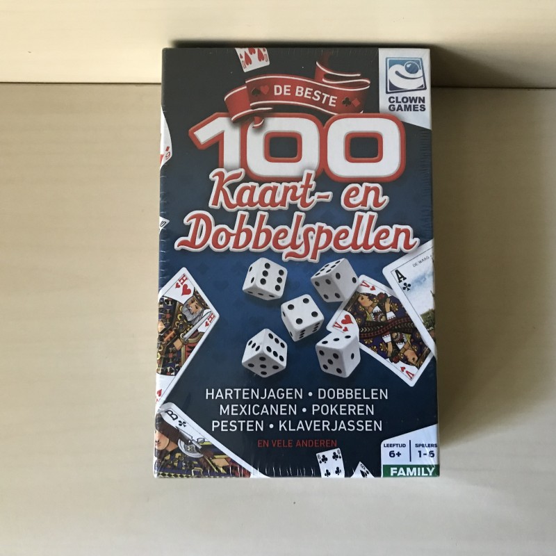 De 100 beste kaart- en dobbelspellen. Nieuw.