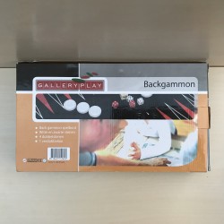 Backgammon in koffer. Ongebruikt.
