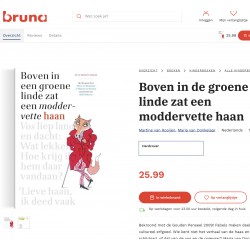 Boven in een linde zat een moddervette haan