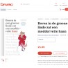 Boven in een linde zat een moddervette haan