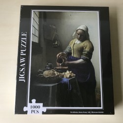 Melkmeisje, Johannes Vermeer  : Nieuw. 1000 stukjes