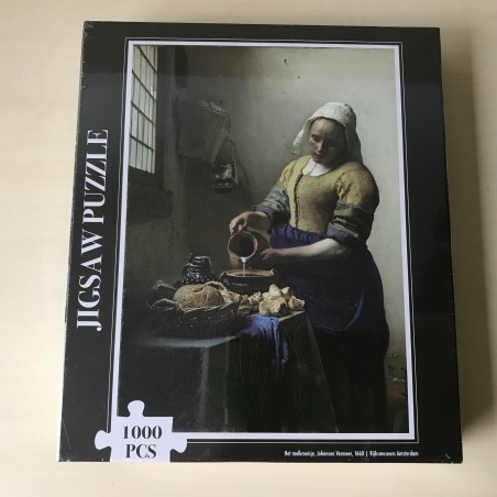 Melkmeisje, Johannes Vermeer  : Nieuw. 1000 stukjes