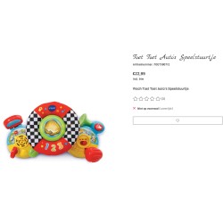 Toet toet auto’s :  speelstuurtje.