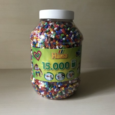 Hama Strijkkralen : 15.000 stuks.