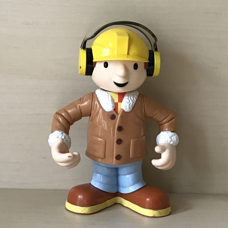 Bob de Bouwer. 14,5 cm. hoog.