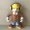 Bob de Bouwer. 14,5 cm. hoog.